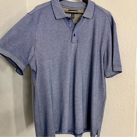 Nordstrom Mens Shop Baby Blue Blue Polo - Picture 5 of 11